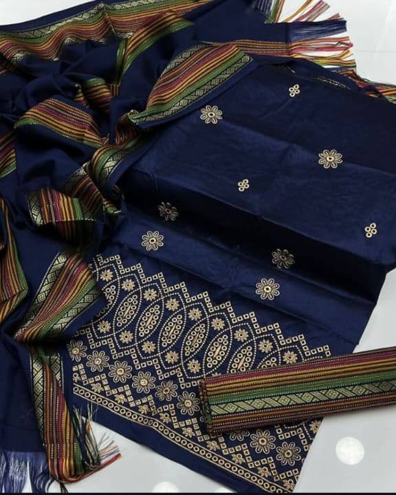 WINTER SILK DIGITAL PRINTED 3-PIECE - DP#24